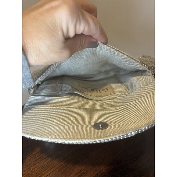 Vintage Felix And Rey Mesh Metal Evening Clutch, Bow - Picture 6 of 7